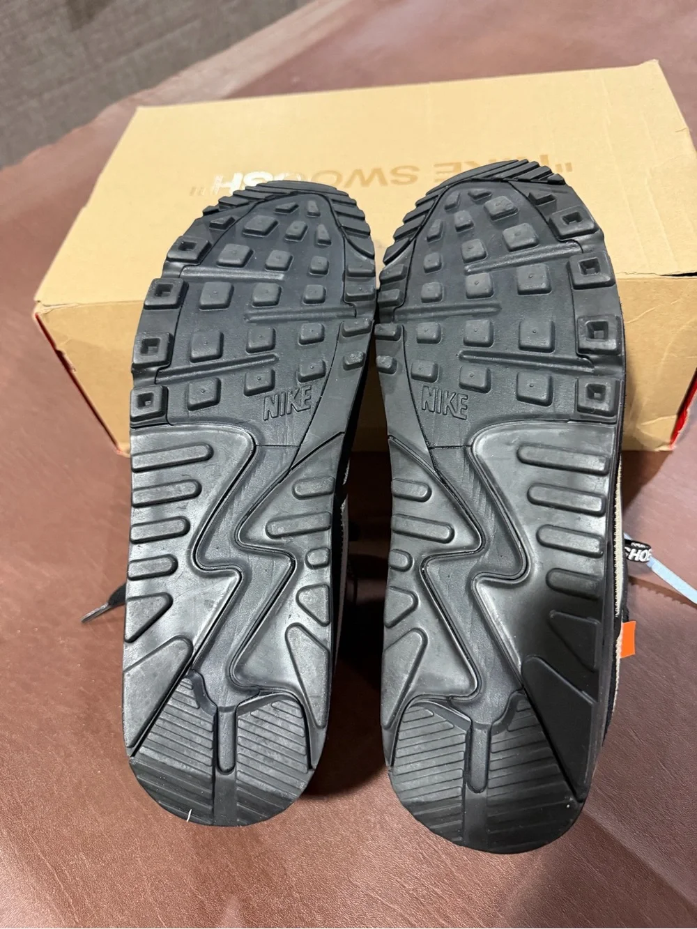 Off-White Black Nike air max 90 size 12